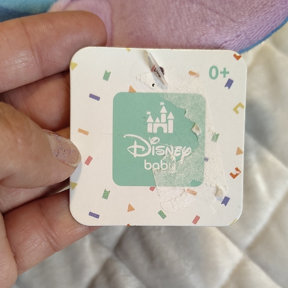 Disney Stitch Holding A Duck Soother Plush With Squeaker And Crinkle Material. - Picture 2 of 7